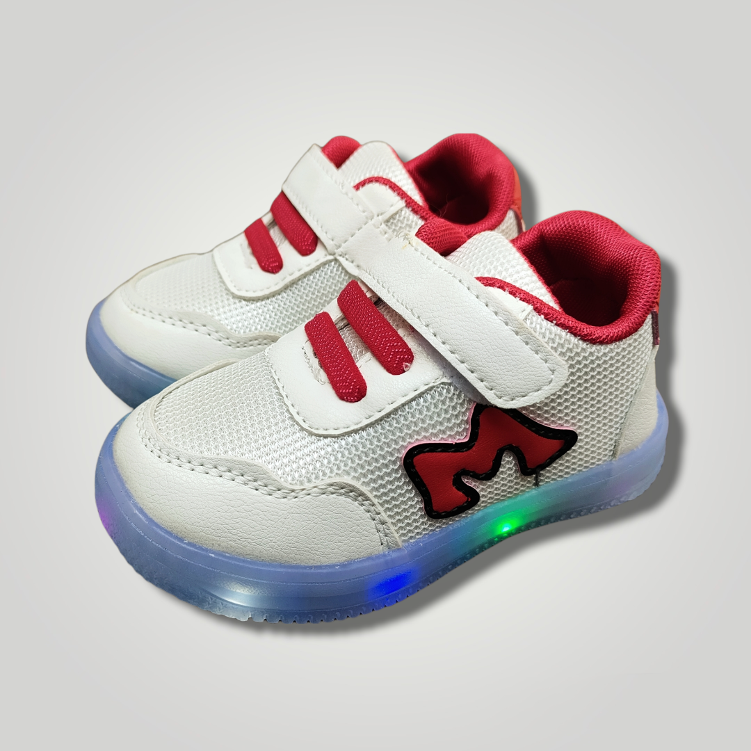 White Red M Shoes 1016