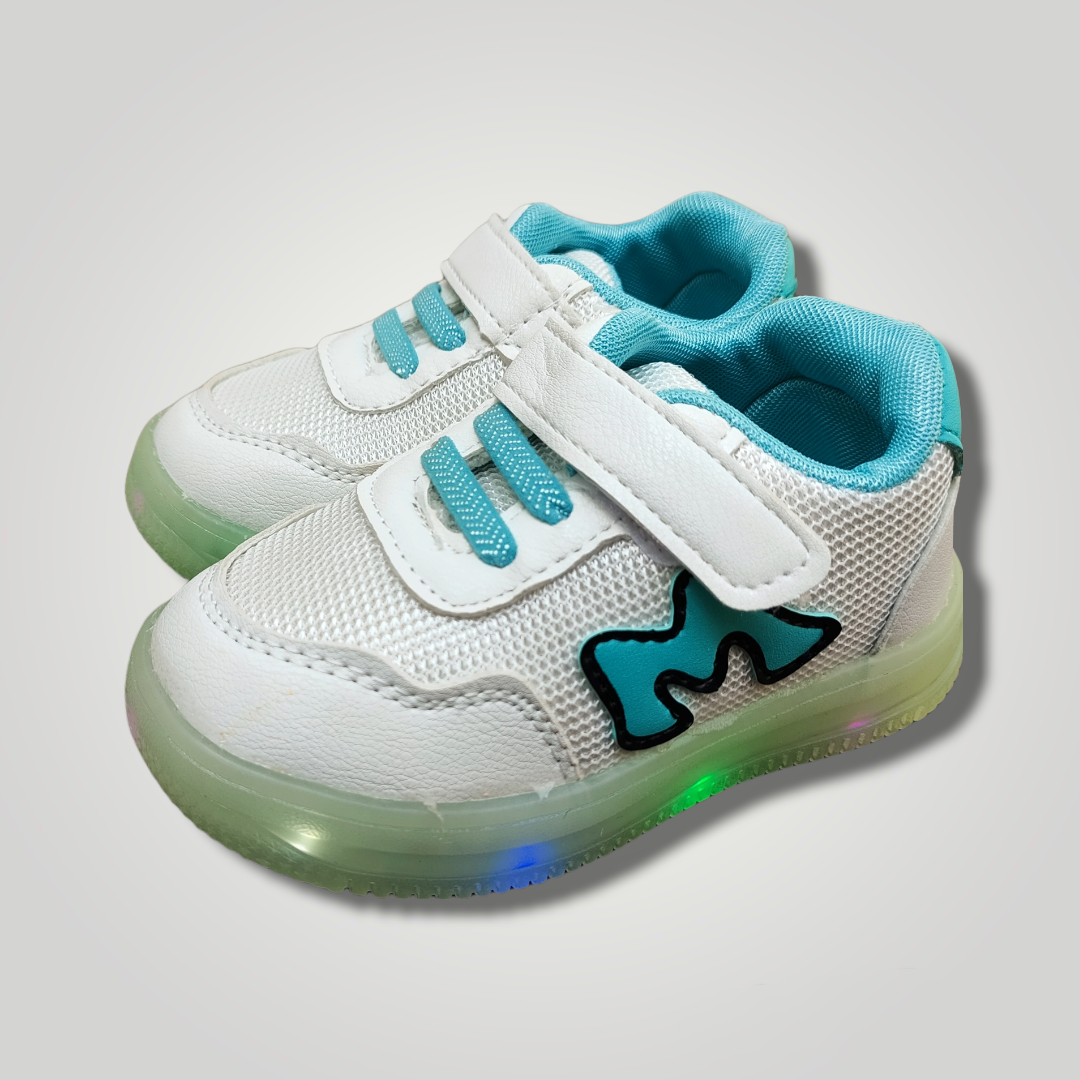 White Green M Shoes 1015