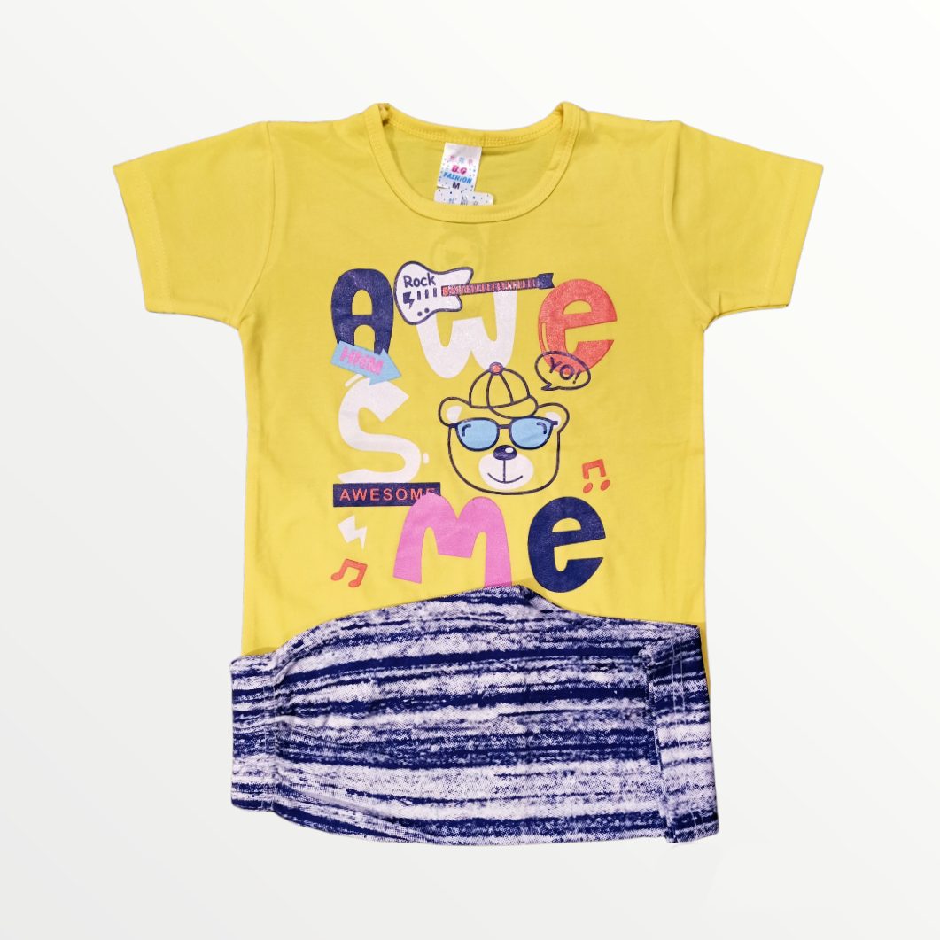 BGF Awesome Yellow Shirt & Quarter 6049