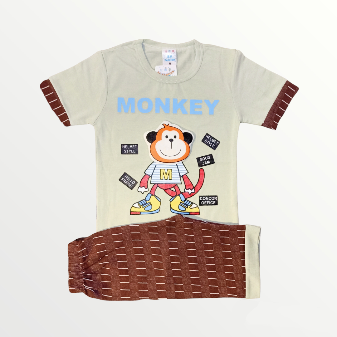 BGF Monkey Grey Shirt & Quarter 6123