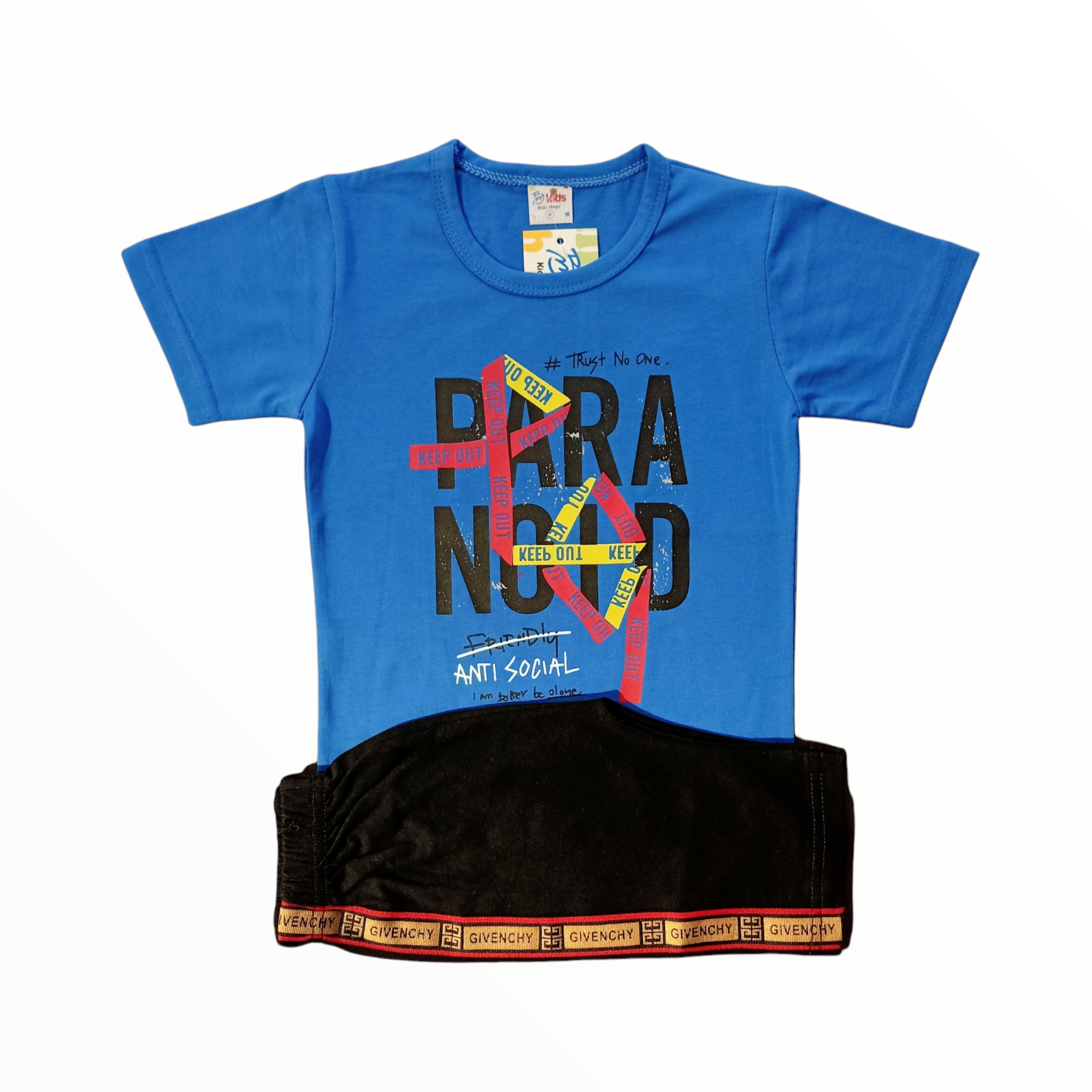 BMK PRA Blue Shirt & Black Quarter 6026