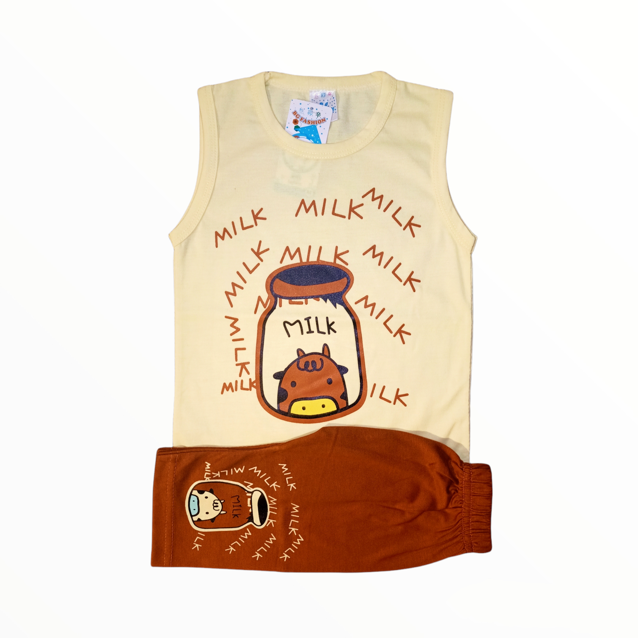 BG Milk Bottle Off White Sandos & Quarter 8024