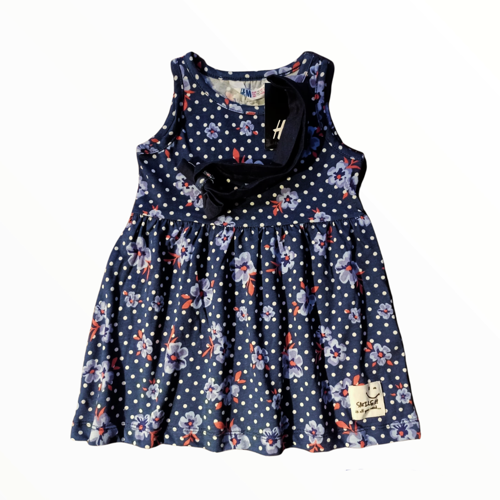 HM Blue Flower Frock 5179