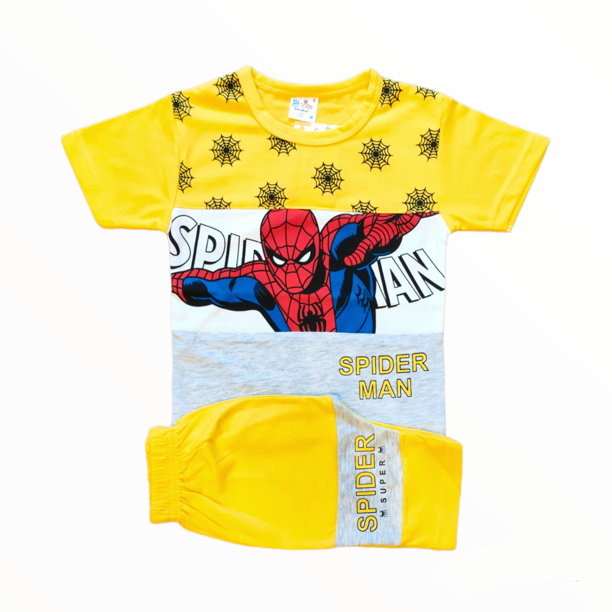 BMK Spiderman Yellow Shirt & Quarter 6153