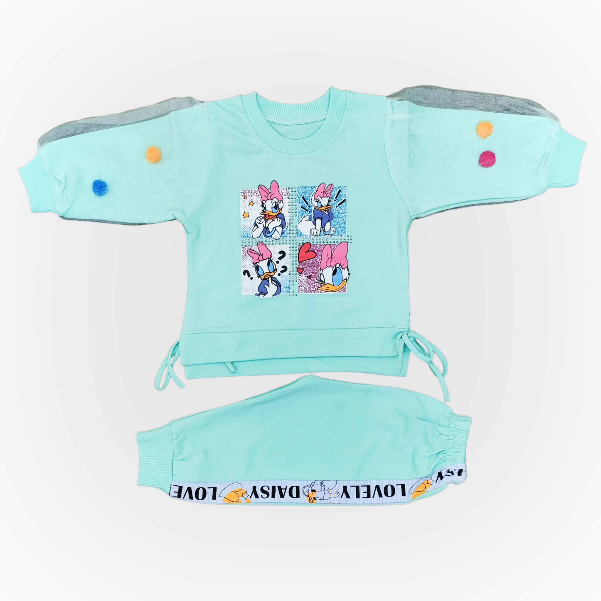 FSTR Sea Green Ducks Printed Winter Pair 2628