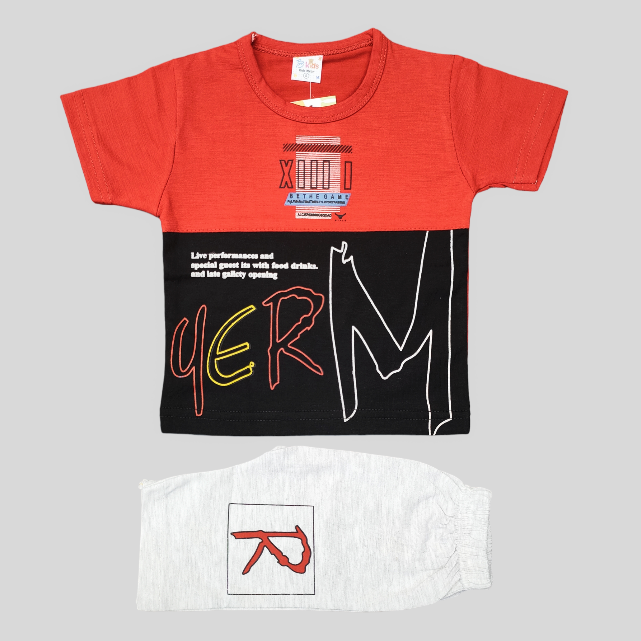 BM Yerm Red Shirt & Short 6187