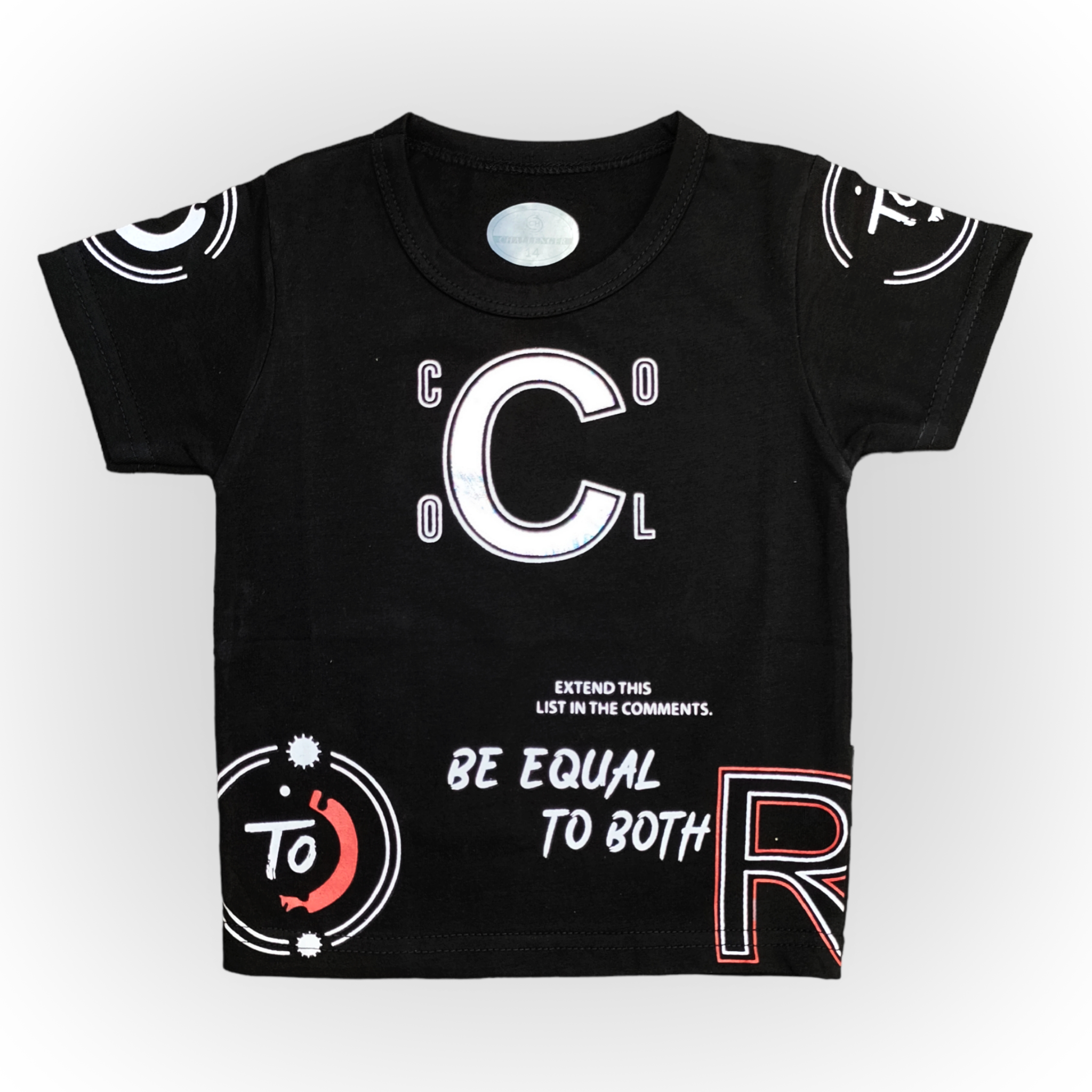 CG Be Equal Black T-Shirt 6230